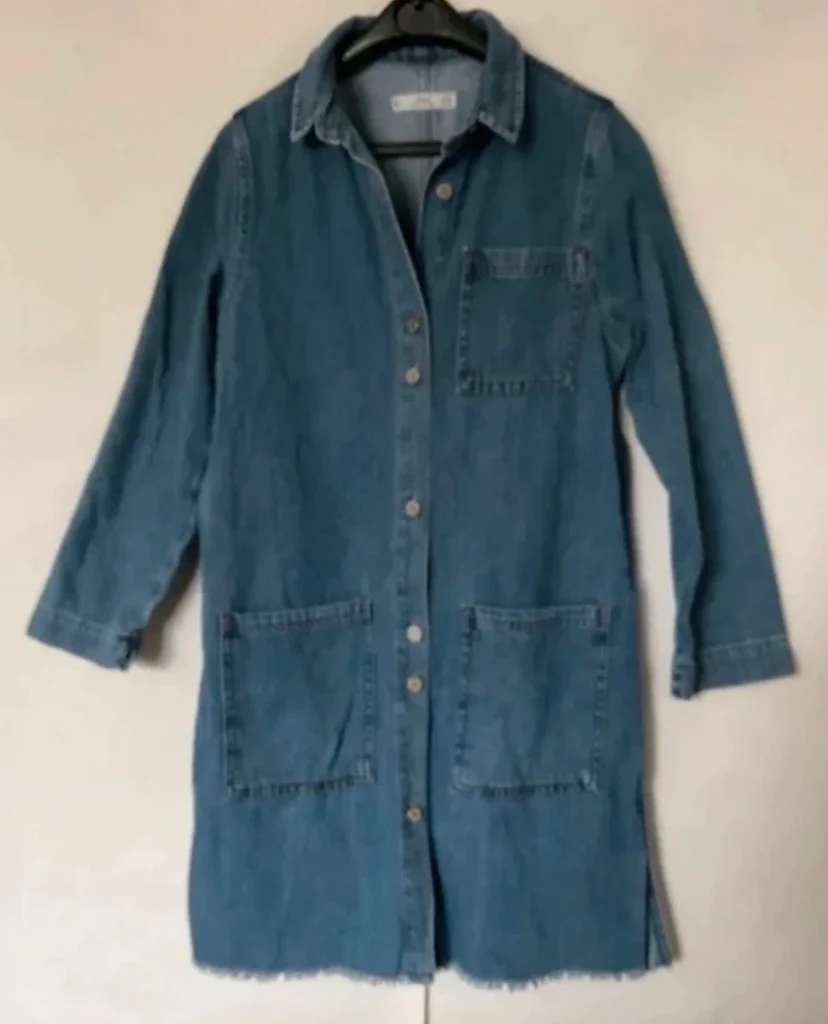 🔥-20%🔥 Sur chemise /Robe en jean Mango Taille S – Style casual tendance – photo 5